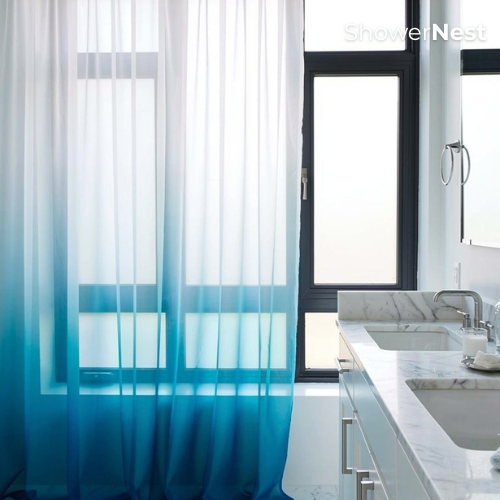 Extra long sheer curtain - 100x150cm to 500x270cm