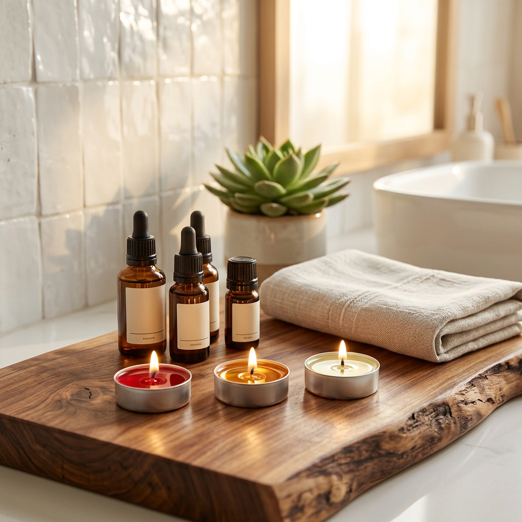 Plant-Based Ghee Candle Tealights Australia - Bathroom Aromatherapy