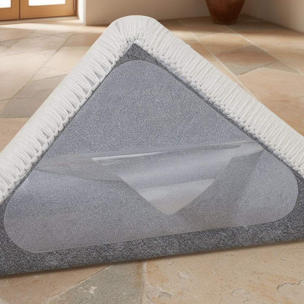 Non-Slip Rug Grippers – Reusable Corner Pads (12 Pack)