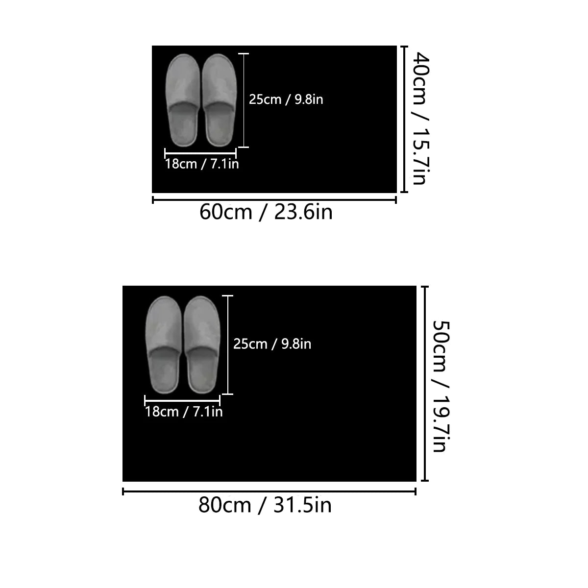 size Diatomite Abstract Curved Bath Mat