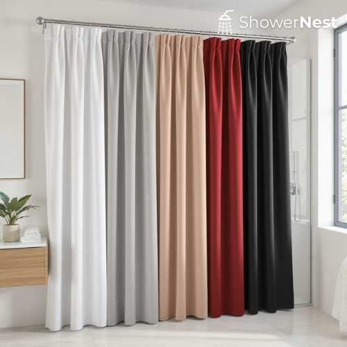 Shower Curtains - Elegant, Weighted and Modern.