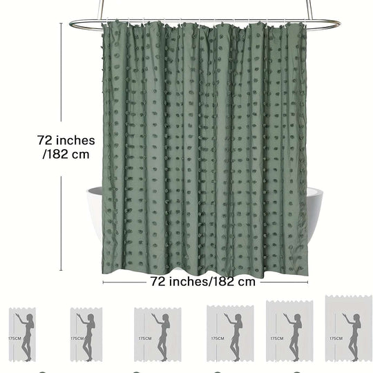 Green Shower Curtains – Bohemian Chic Design