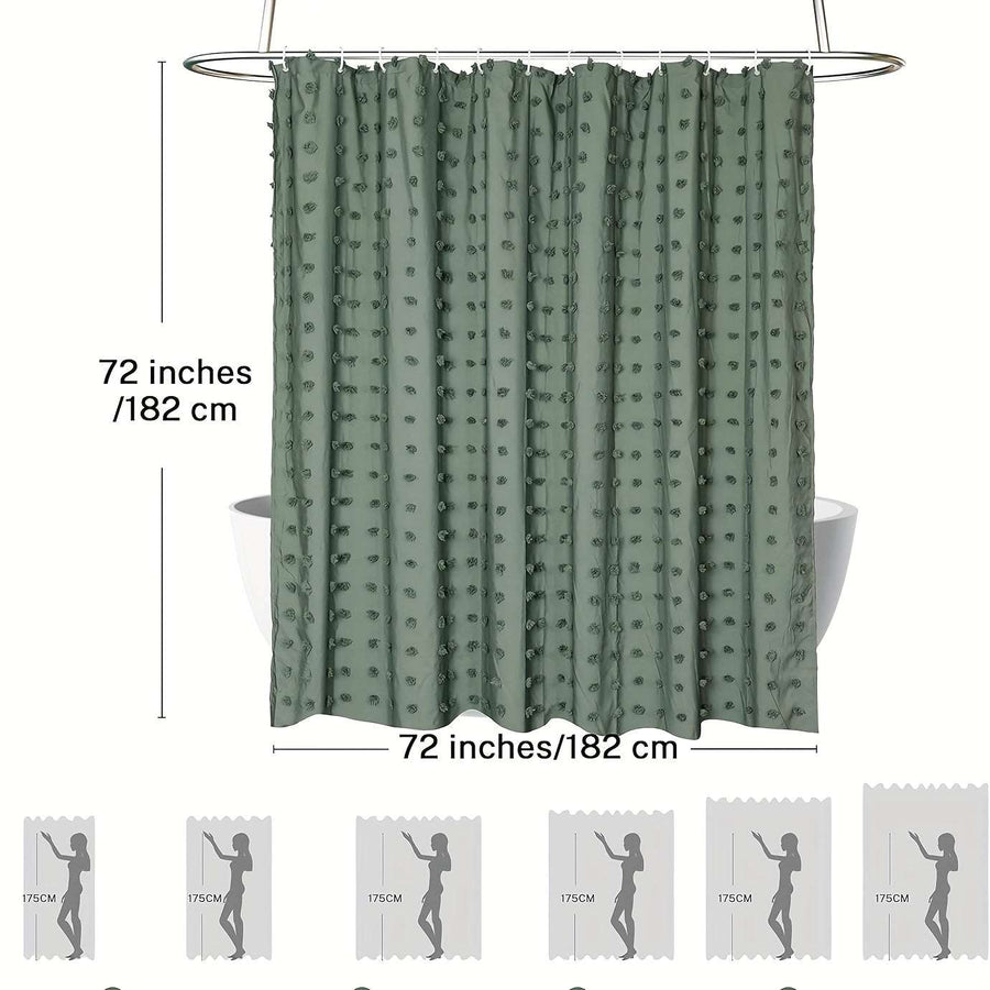 Green Shower Curtains – Bohemian Chic Design