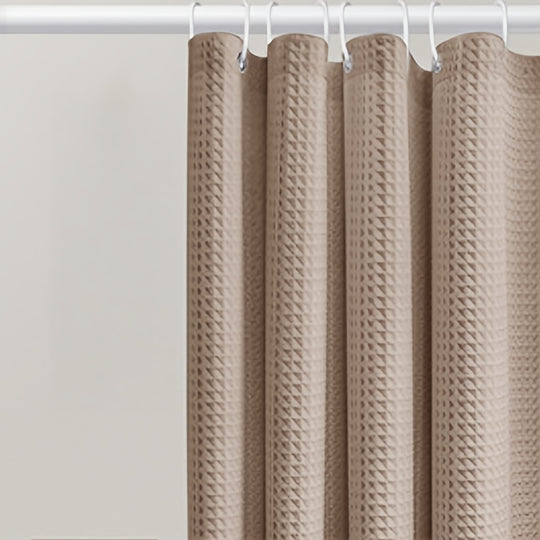 Dark Blue Extra Long Shower Curtain - Luxury Polyester