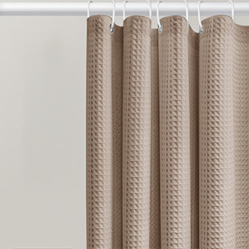 Dark Blue Extra Long Shower Curtain - Luxury Polyester
