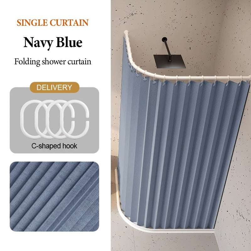 Cafe Pinch Pleat Curtains with Hooks – Modern Polyester