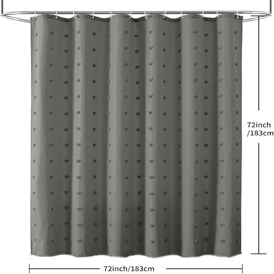 Grey Shower Curtains – Bohemian Chic Design