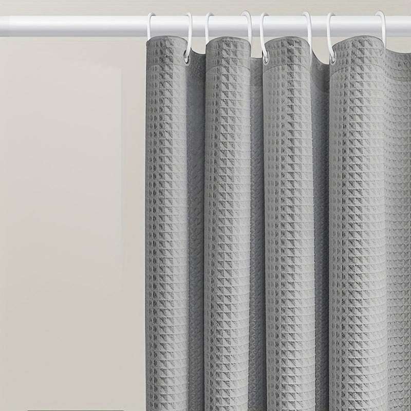 Dark Blue Extra Long Shower Curtain - Luxury Polyester