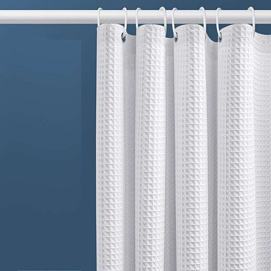 Dark Blue Extra Long Shower Curtain - Luxury Polyester