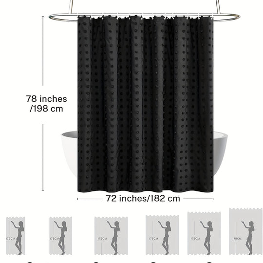 Grey Shower Curtains – Bohemian Chic Design