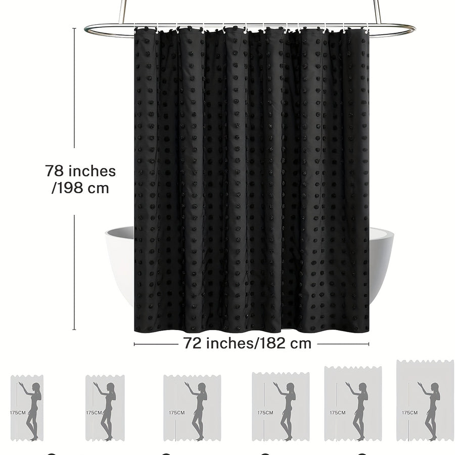 Grey Shower Curtains – Bohemian Chic Design