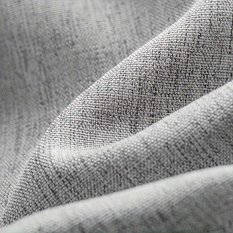 Grey Linen Shower Curtain – Polyester Fabric
