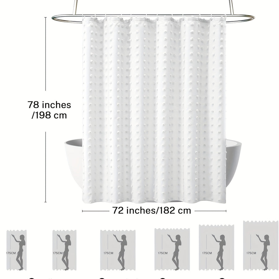 White Shower Curtains – Bohemian Chic Design