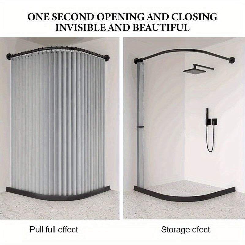 Blue Pleated Pinch Curtain – Foldable Pleat Design