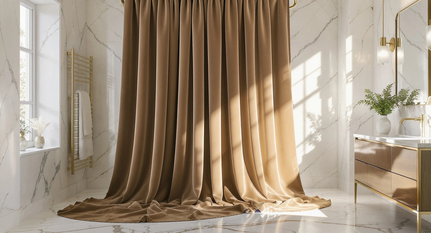 Extra long shower curtain - Thick extra lenght
