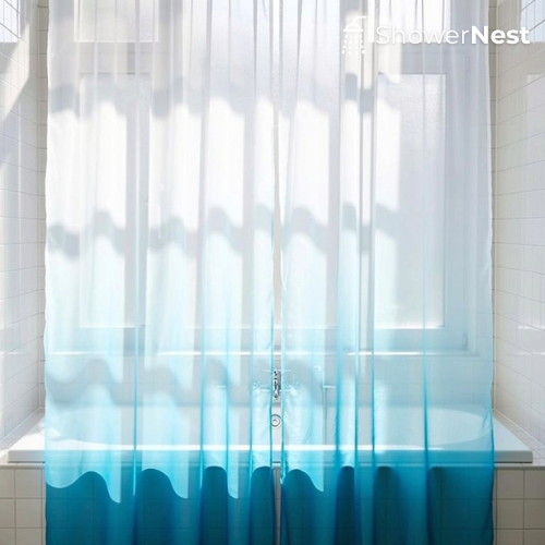 Gradient Extra long sheer curtain - 100x150cm to 500x270cm