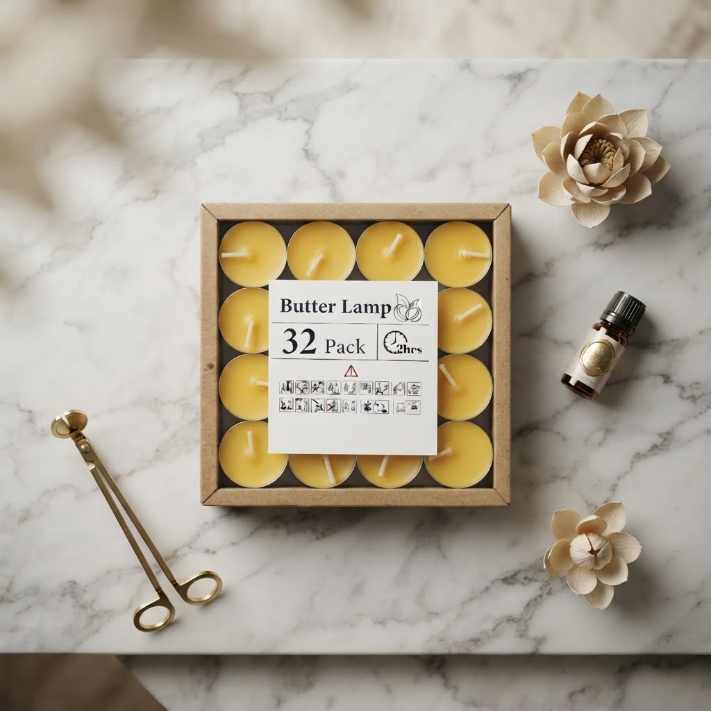 Plant-Based Ghee Candle Tealights Australia - Bathroom Aromatherapy
