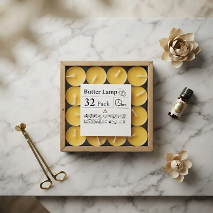 Plant-Based Ghee Candle Tealights Australia - Bathroom Aromatherapy
