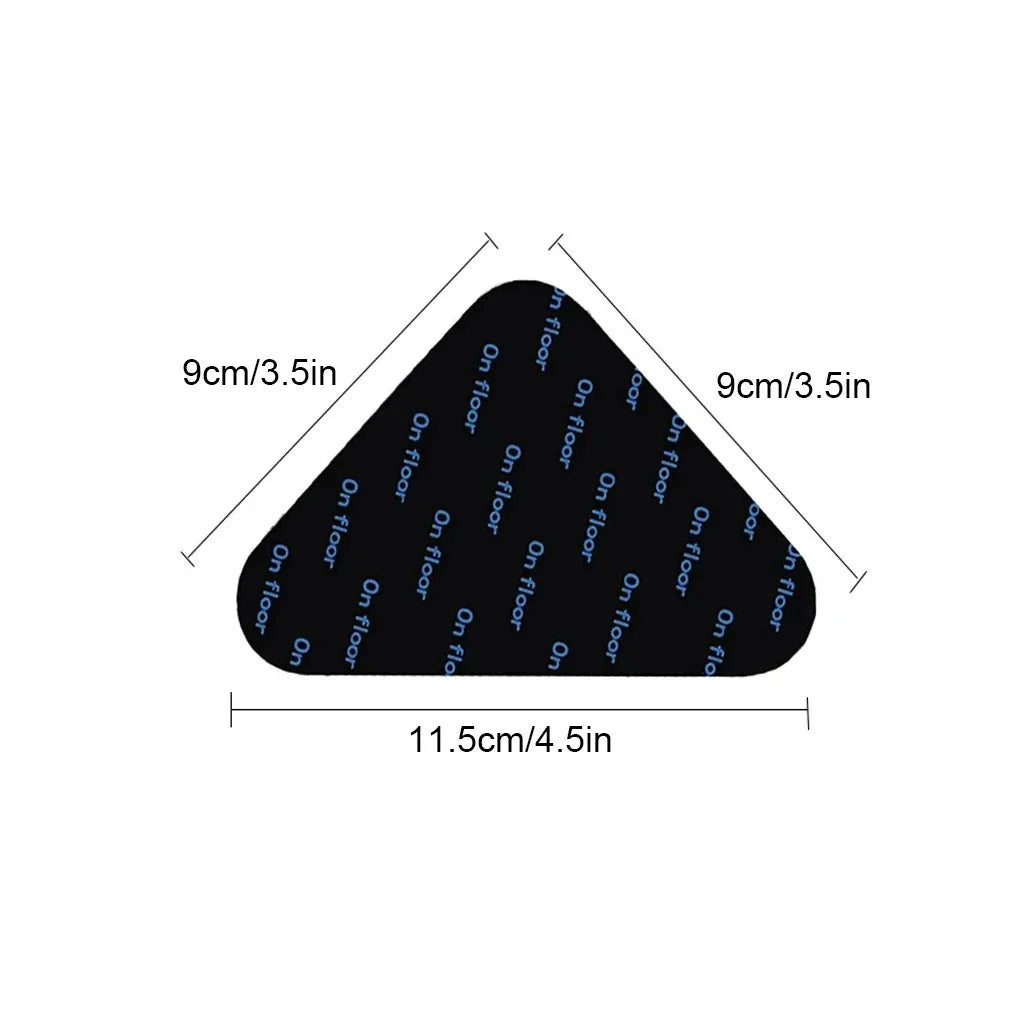 Non-Slip Rug Grippers – Reusable Corner Pads (12 Pack)