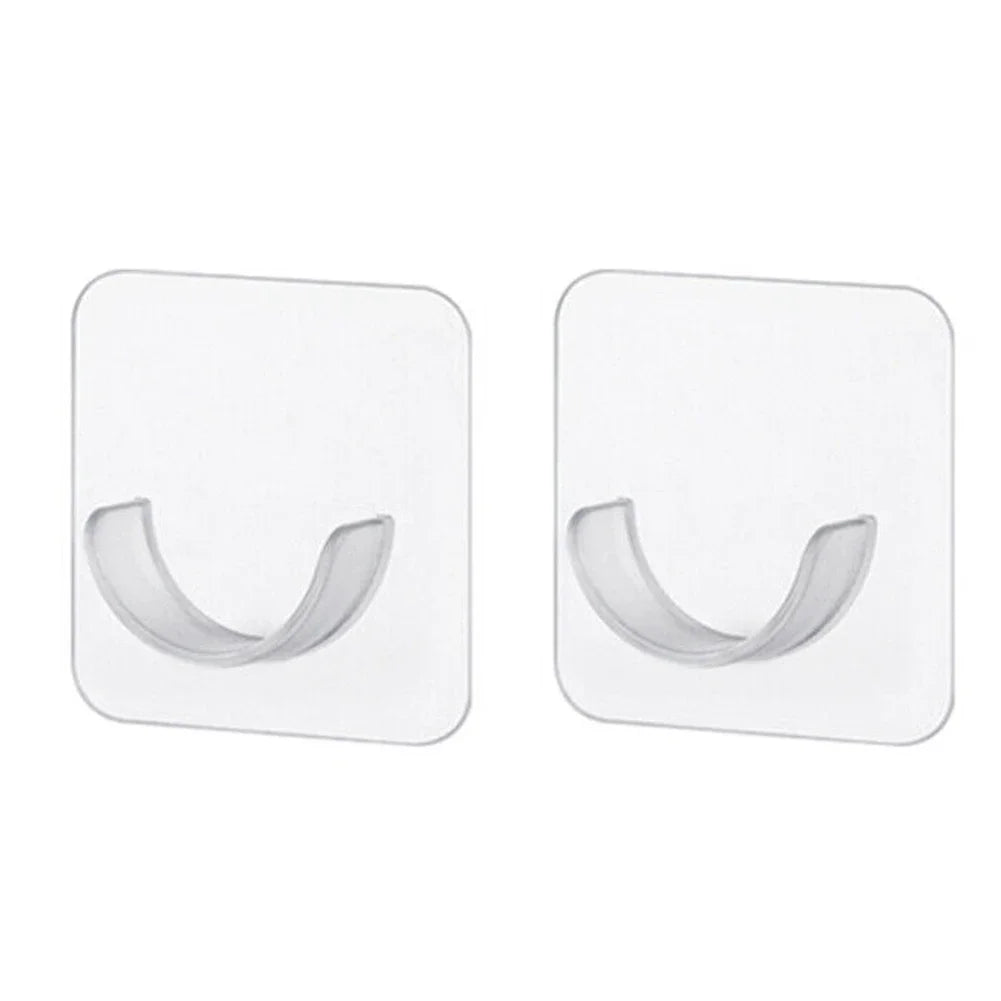 Adhesive shower rod brackets, no drill – view 7