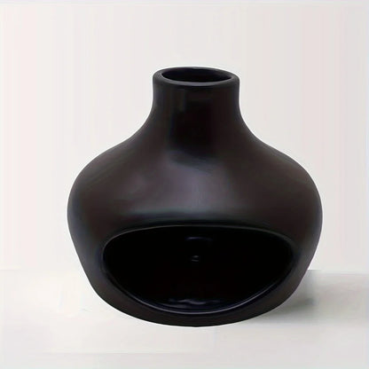 Ceramic fireplace palo santo and sage burner – black – ShowerNest Australia