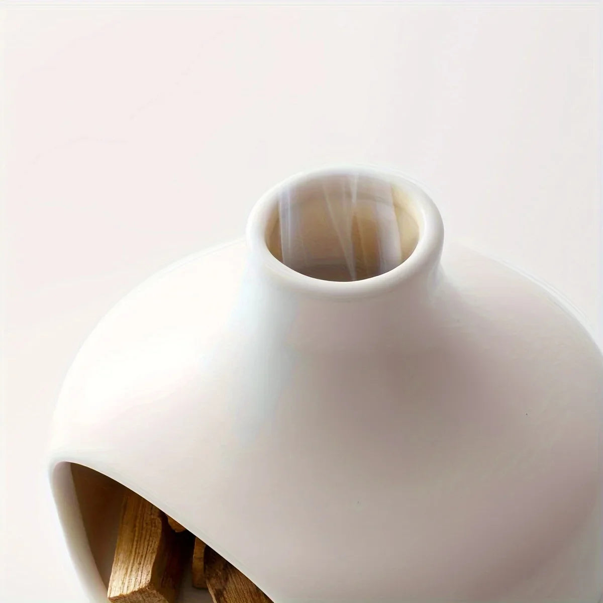 Ceramic fireplace palo santo and sage burner fifth view – ShowerNest Australia