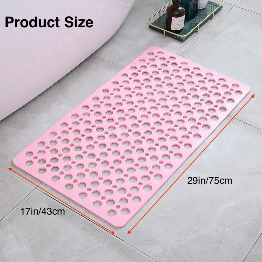 Non slip shower mat 43 x 75 cm with suction cups – view 7