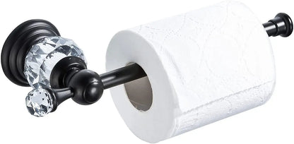 Crystal Toilet Paper Holder – Gold, Silver or Chrome