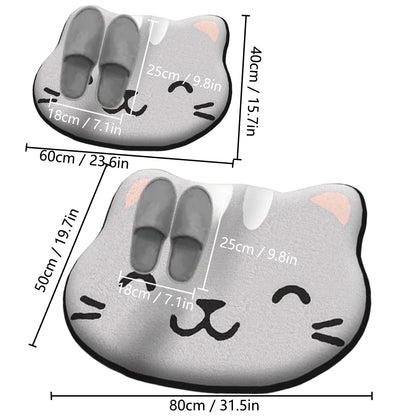 Children Bath Mat – Cute Animals with Non-Slip Backing