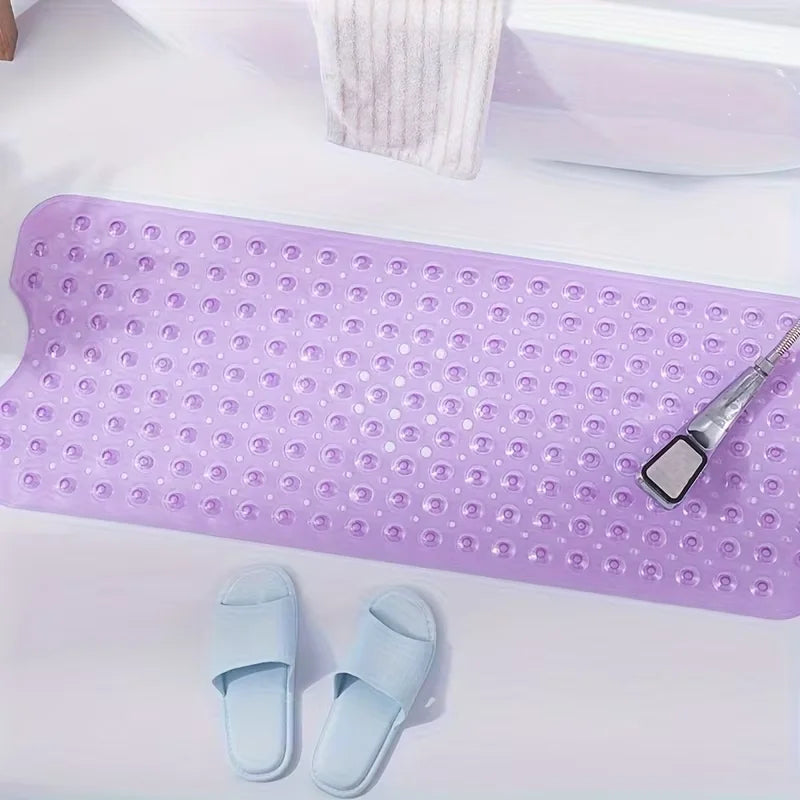 Extra long non slip bath tub mat 100 x 40 cm – view 6
