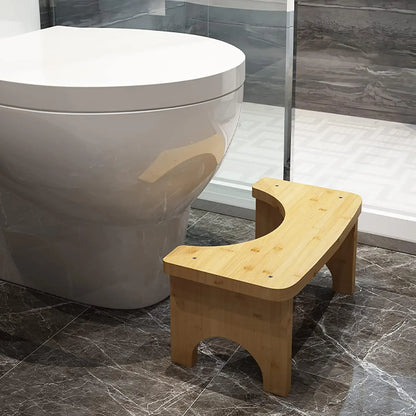 Bamboo toilet step stool - view 6