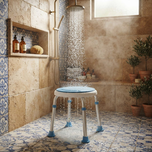 Shower Stool 360° Rotating