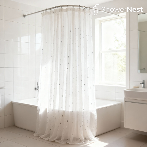 Vintage Linen Transparent Curtain – Thin & Trendy Design