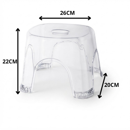 Black Shower Stool