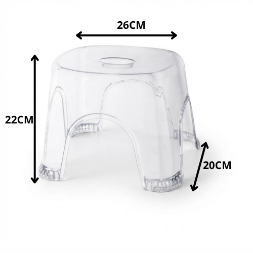 Black Shower Stool