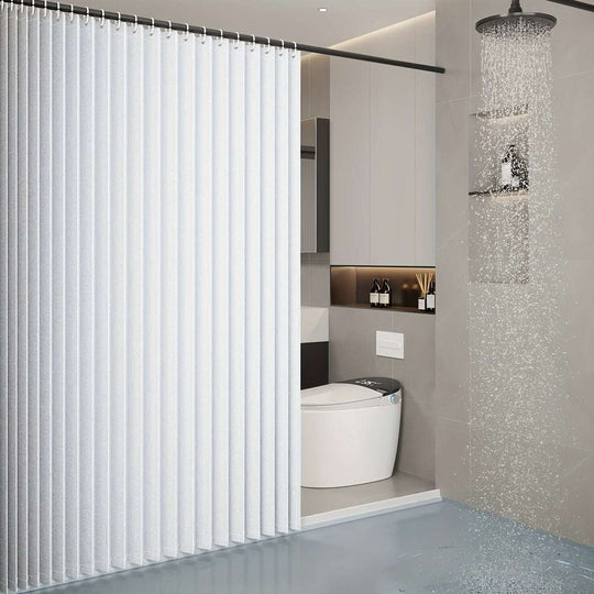 Cafe Pinch Pleat Curtains with Hooks – Modern Polyester