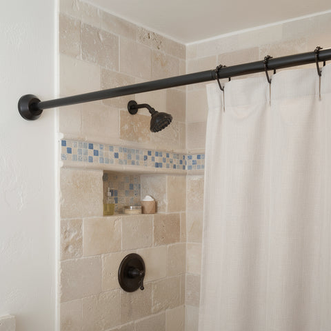 Black Shower Curtain Rod