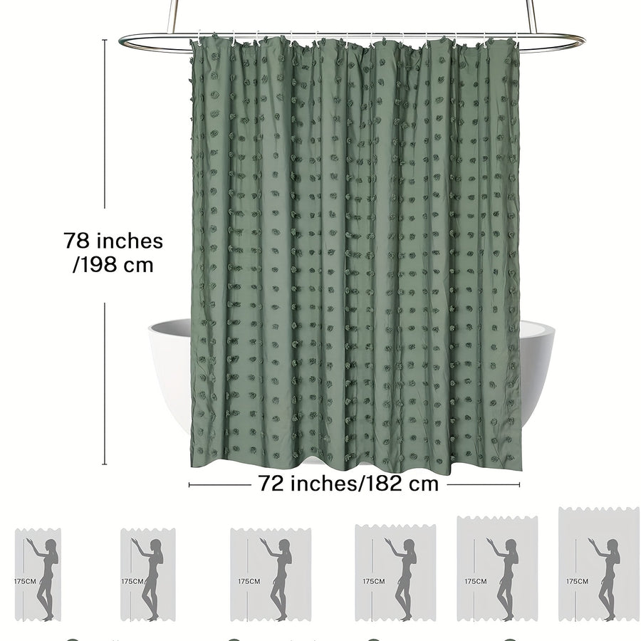 Green Shower Curtains – Bohemian Chic Design